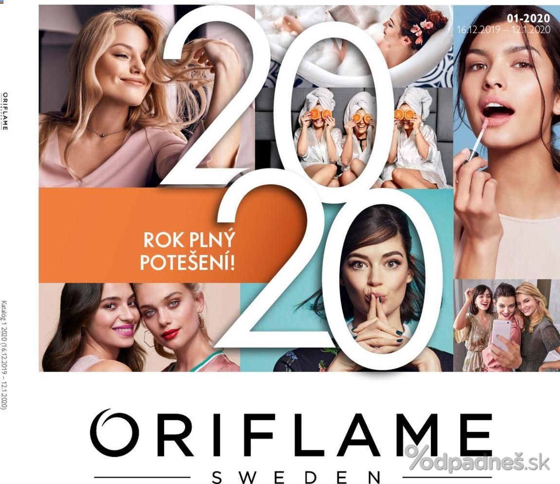 1. stránka Oriflame letáku