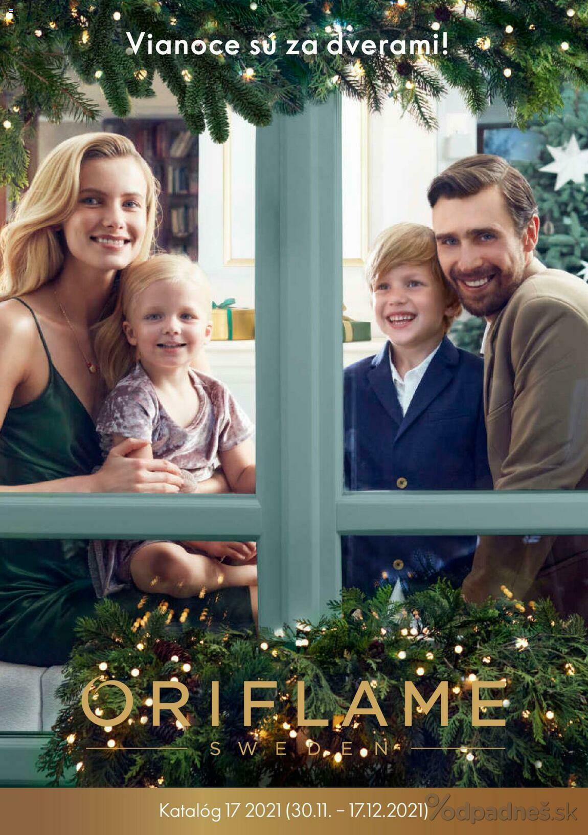 1. stránka Oriflame letáku