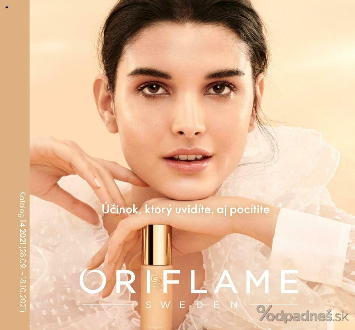 1. stránka Oriflame letáku