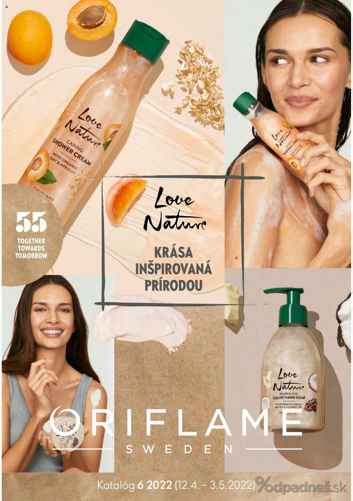 1. stránka Oriflame letáku