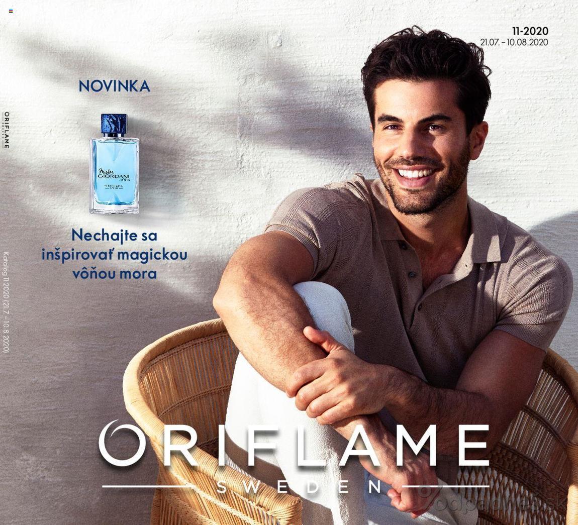 1. stránka Oriflame letáku