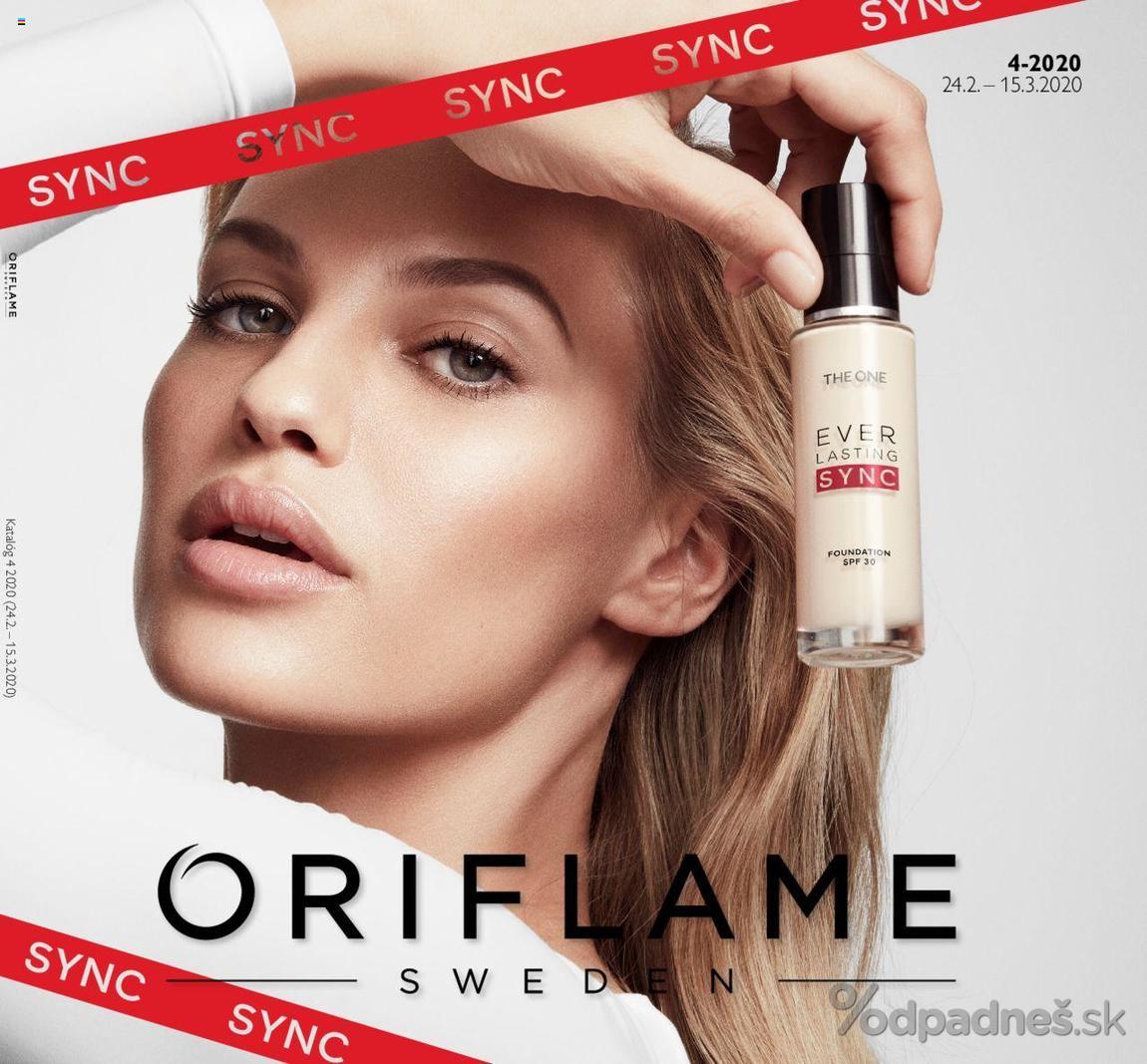 1. stránka Oriflame letáku