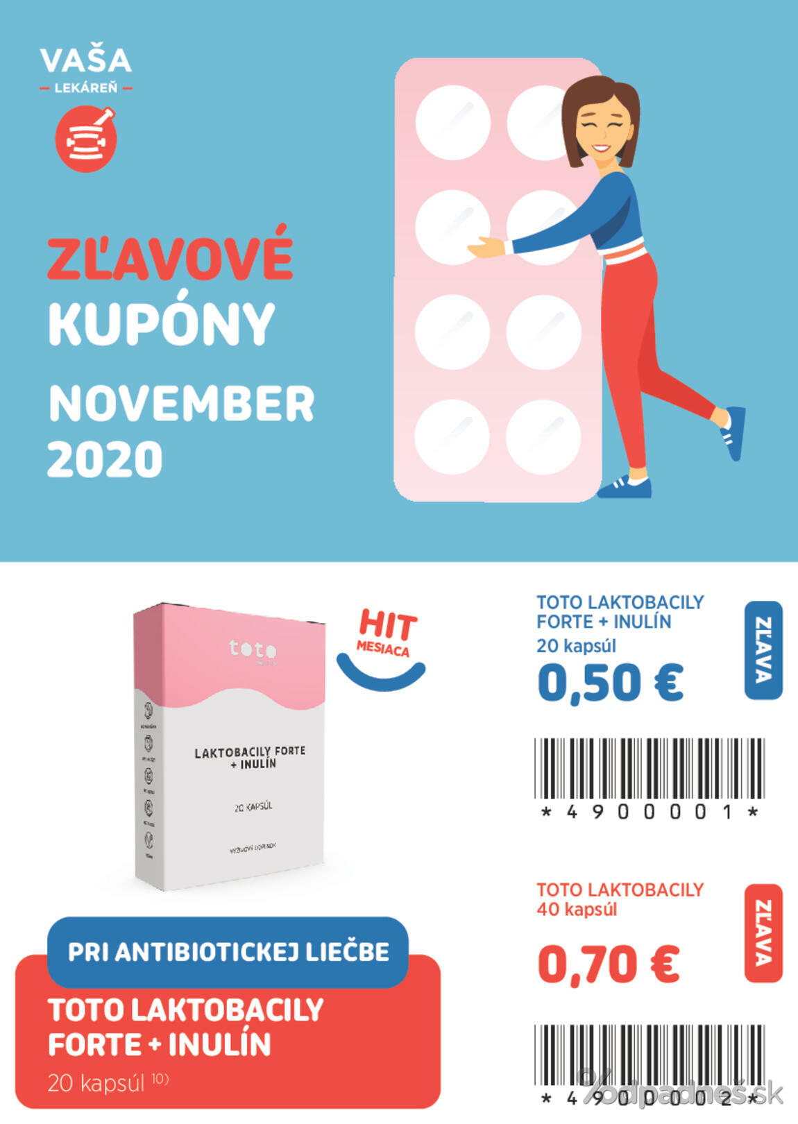 1. stránka Vaša lekáreň letáku