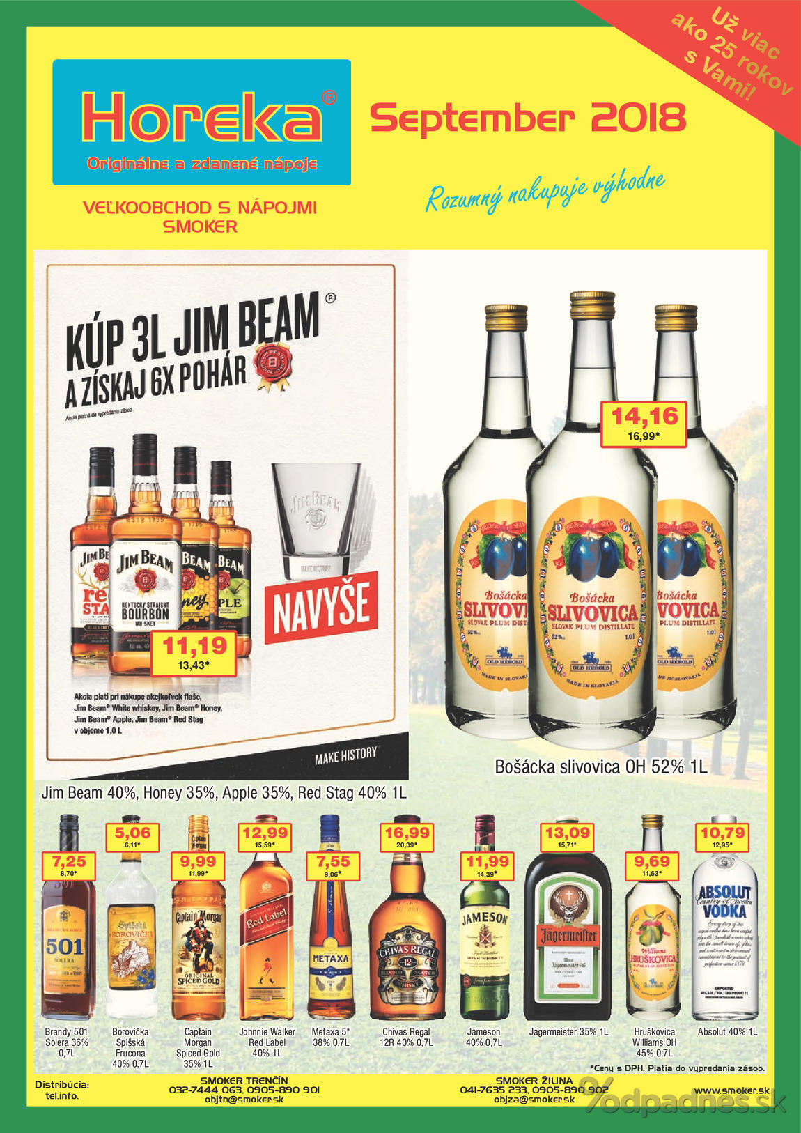 1. stránka Smoker letáku