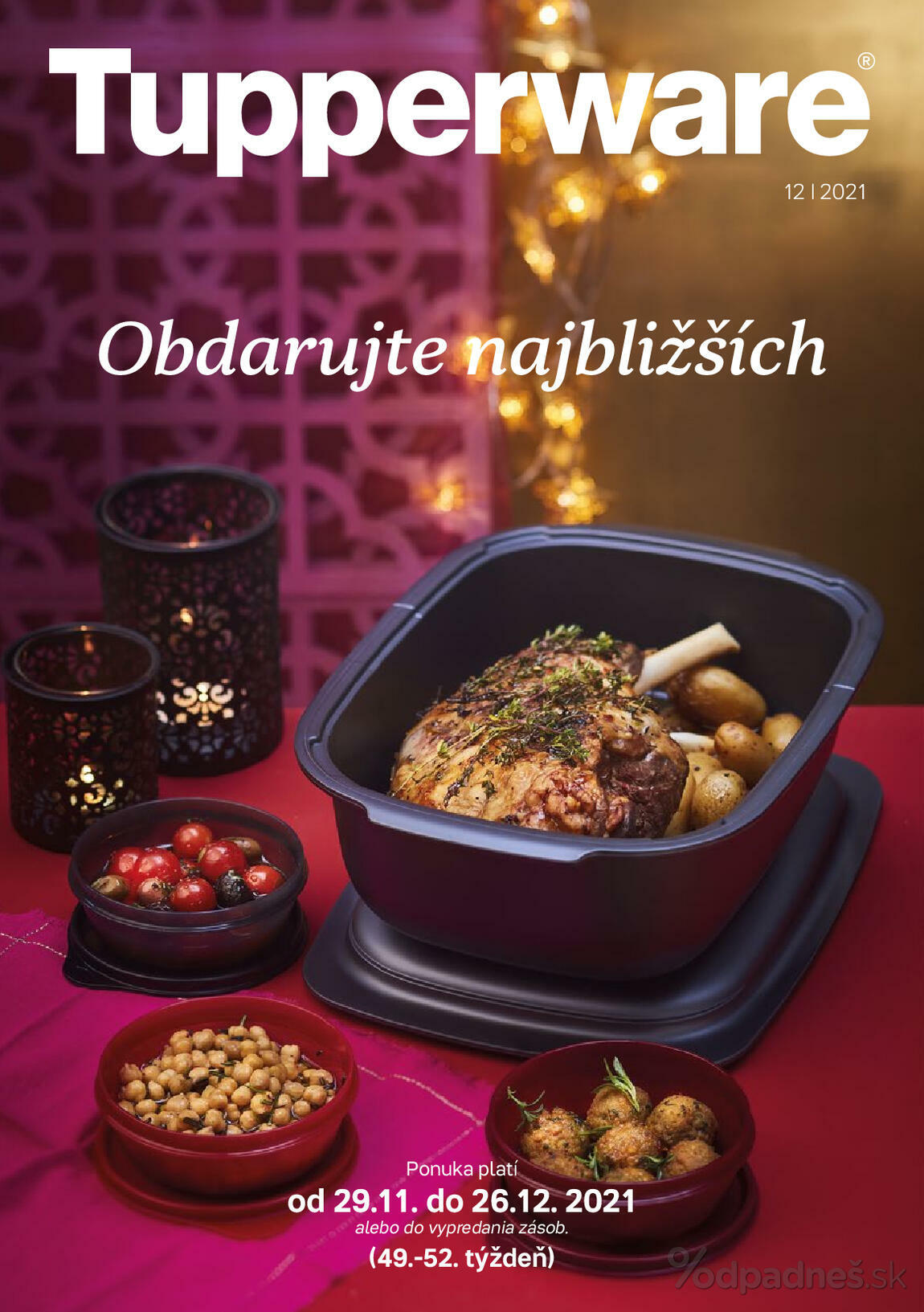 1. stránka Tupperware letáku