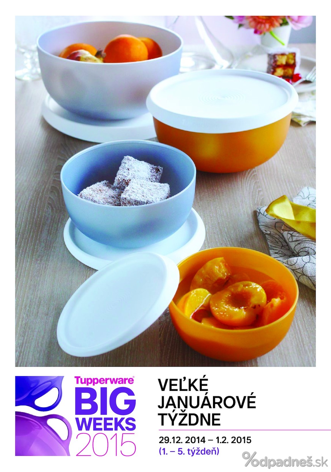 1. stránka Tupperware letáku