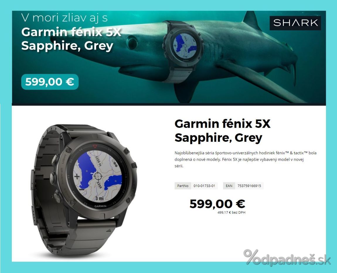1. stránka Shark letáku