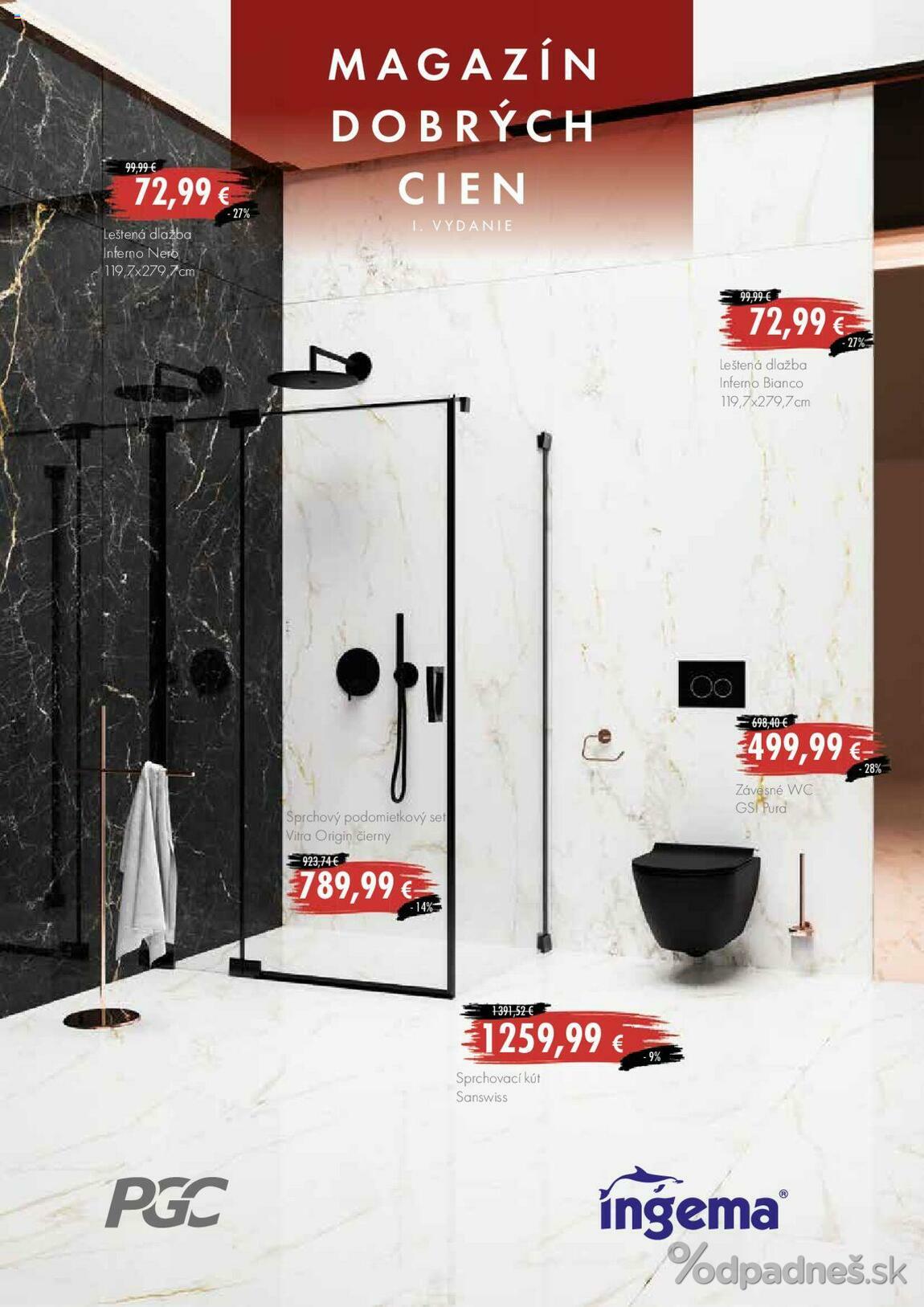 1. stránka Ingema letáku