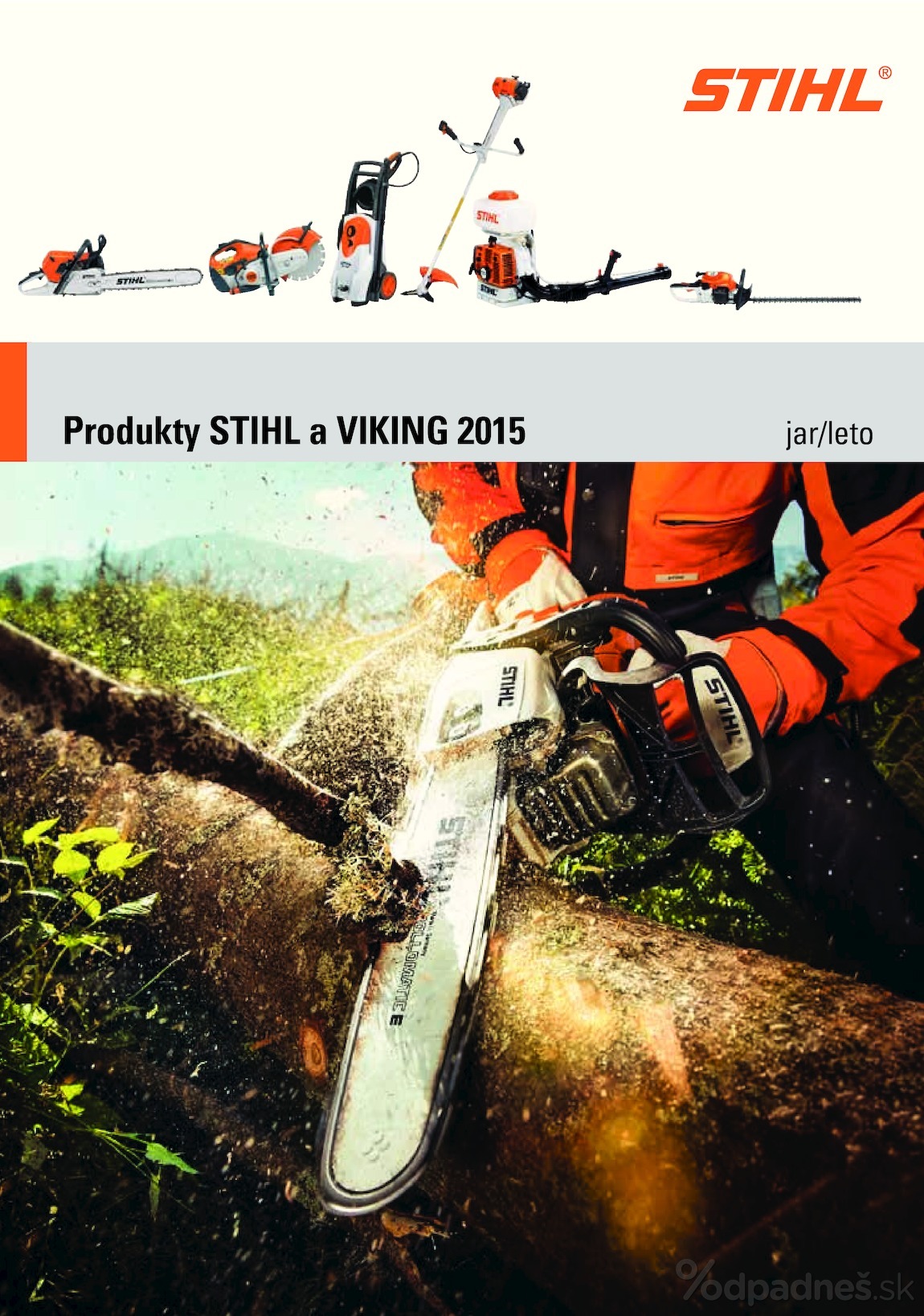 1. stránka Stihl letáku