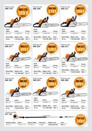 4. stránka Stihl letáku