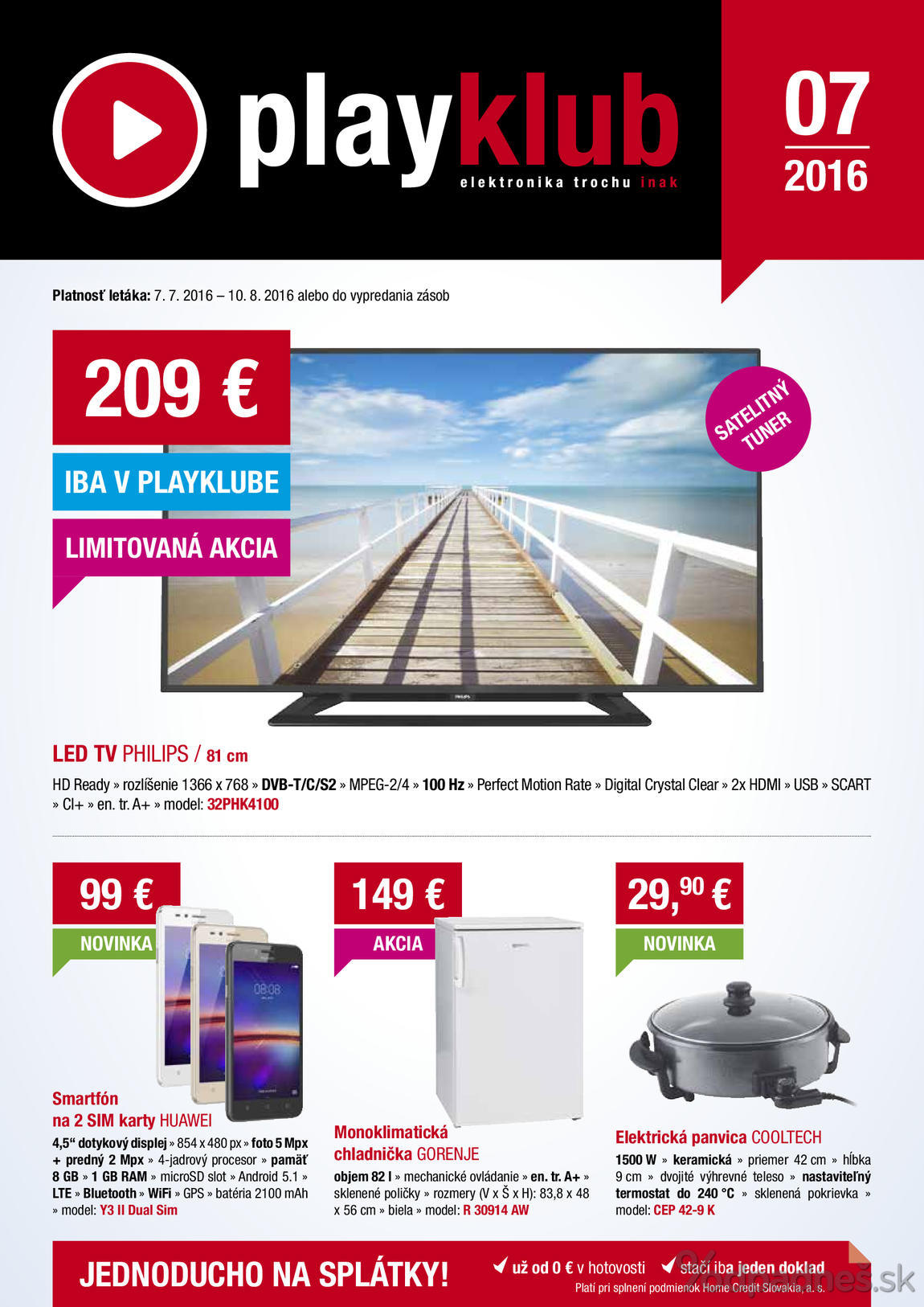 1. stránka Playklub letáku