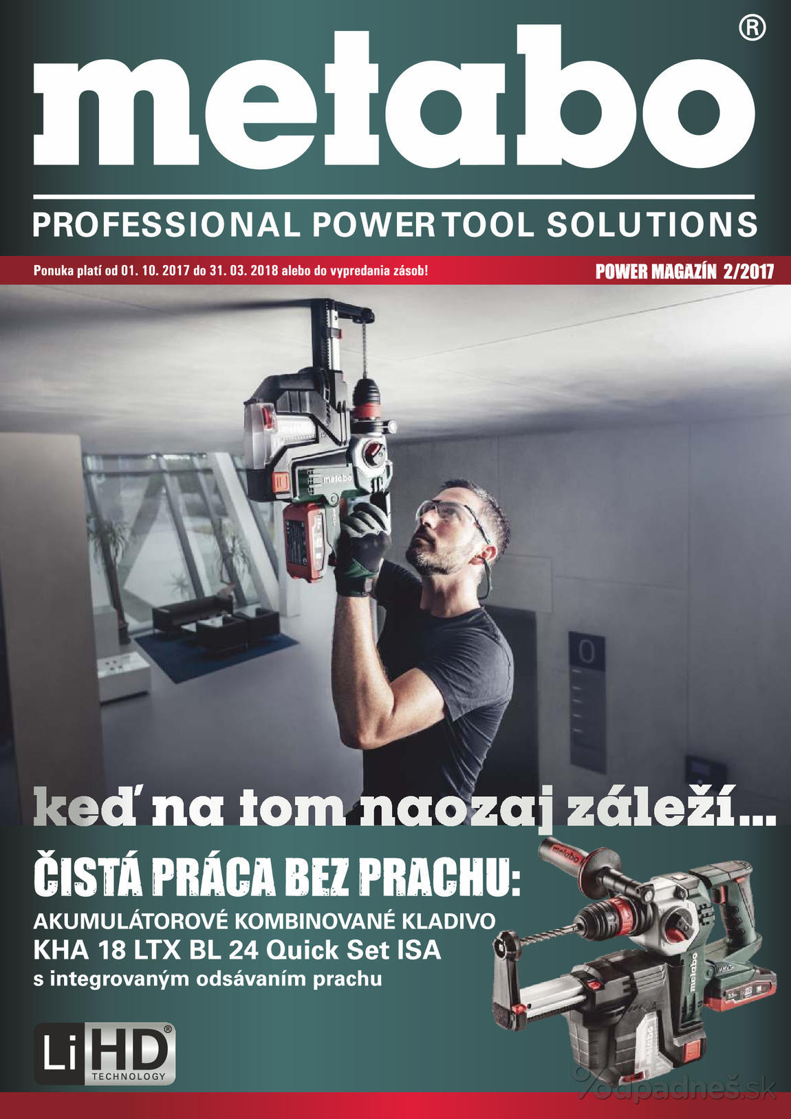 1. stránka Metabo letáku