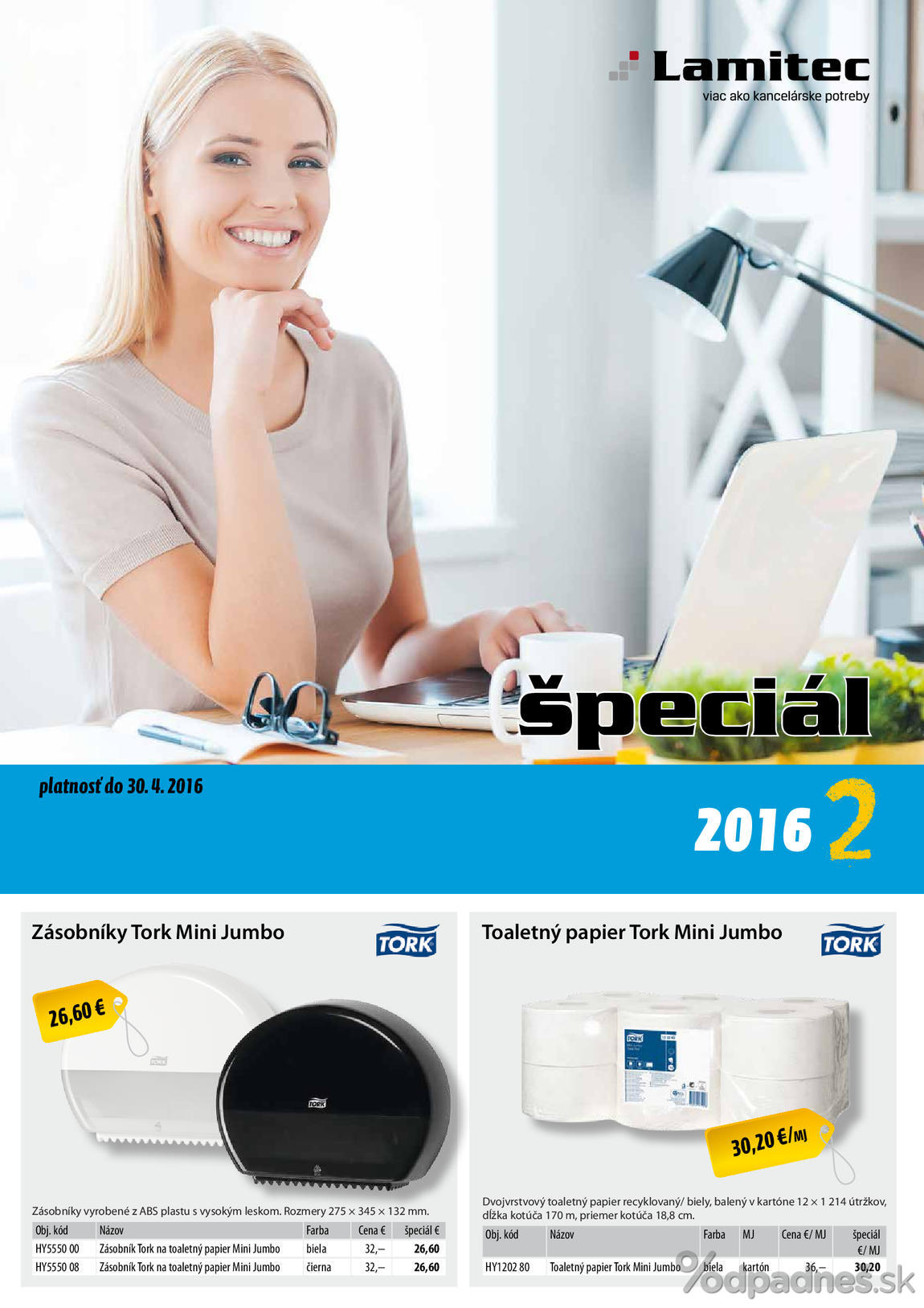 1. stránka Lamitec letáku
