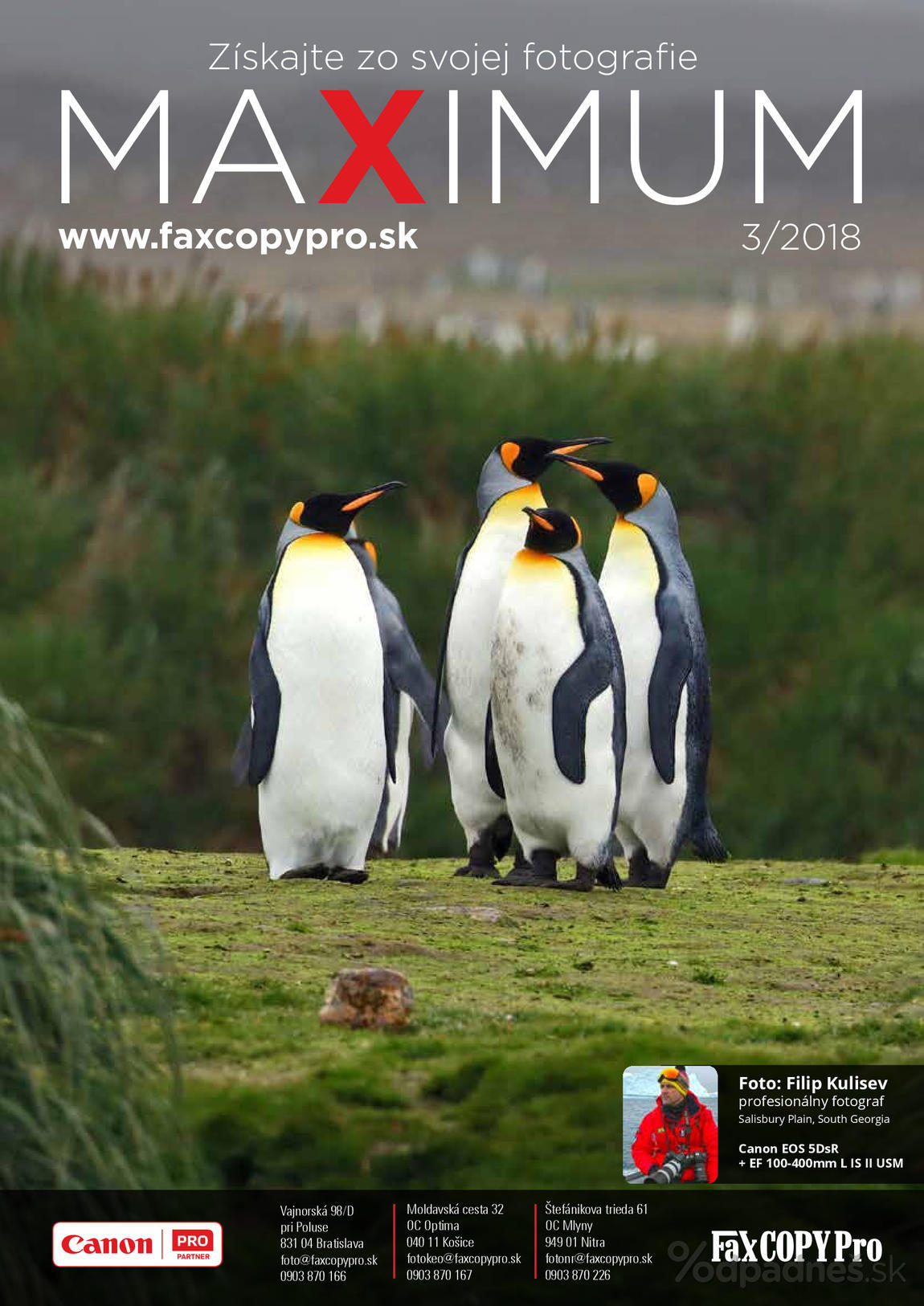 1. stránka Faxcopy letáku