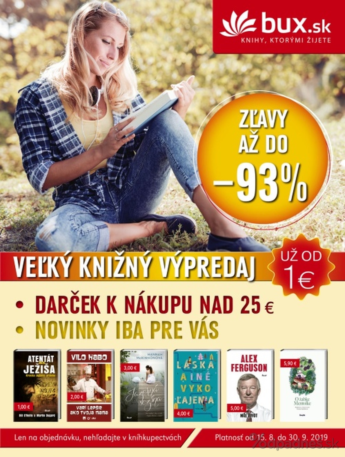 1. stránka Media klub letáku