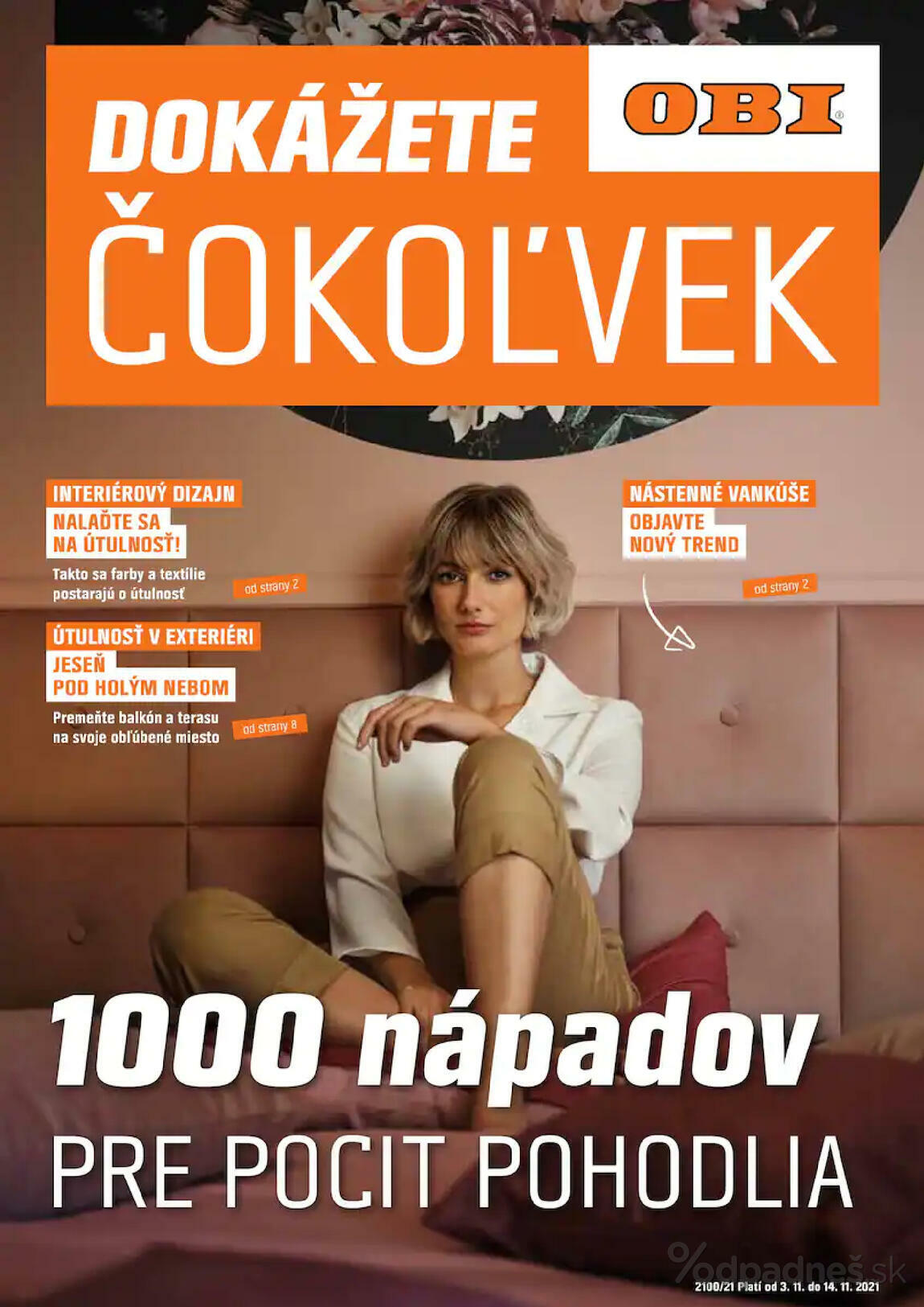 1. stránka OBI letáku