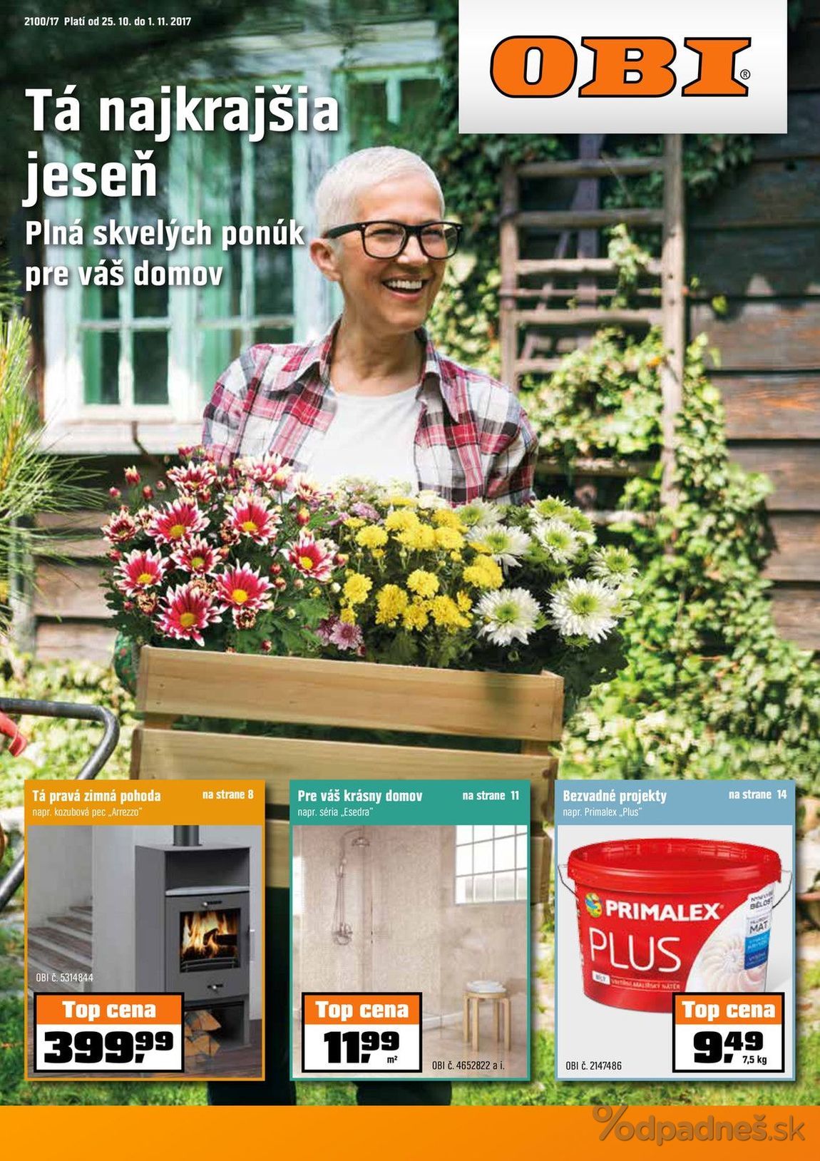 1. stránka OBI letáku