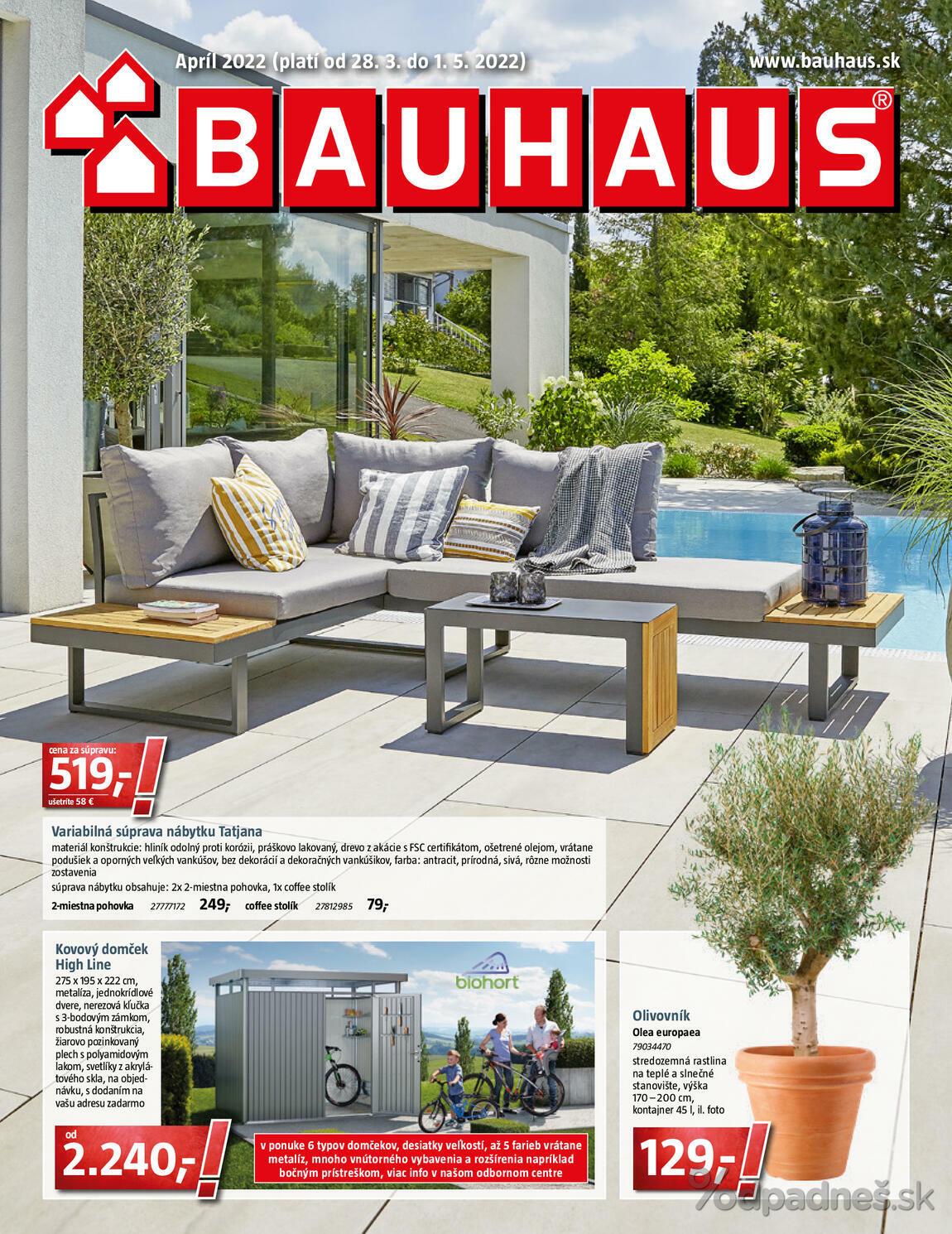 1. stránka BAUHAUS letáku