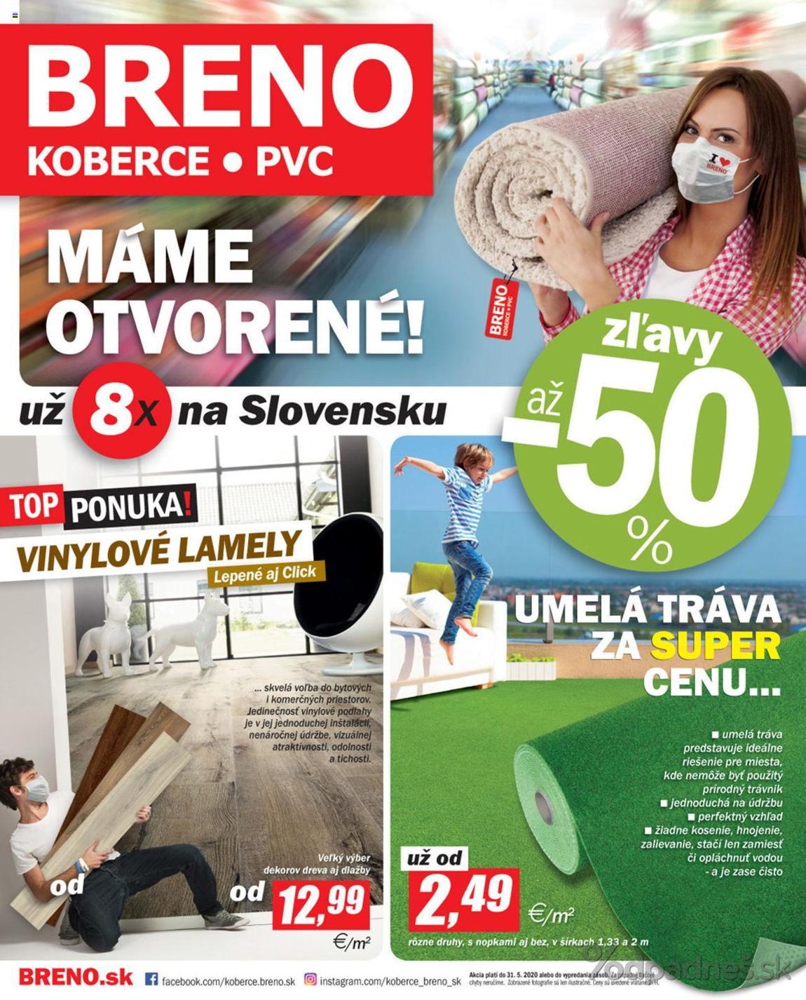 1. stránka BRENO letáku