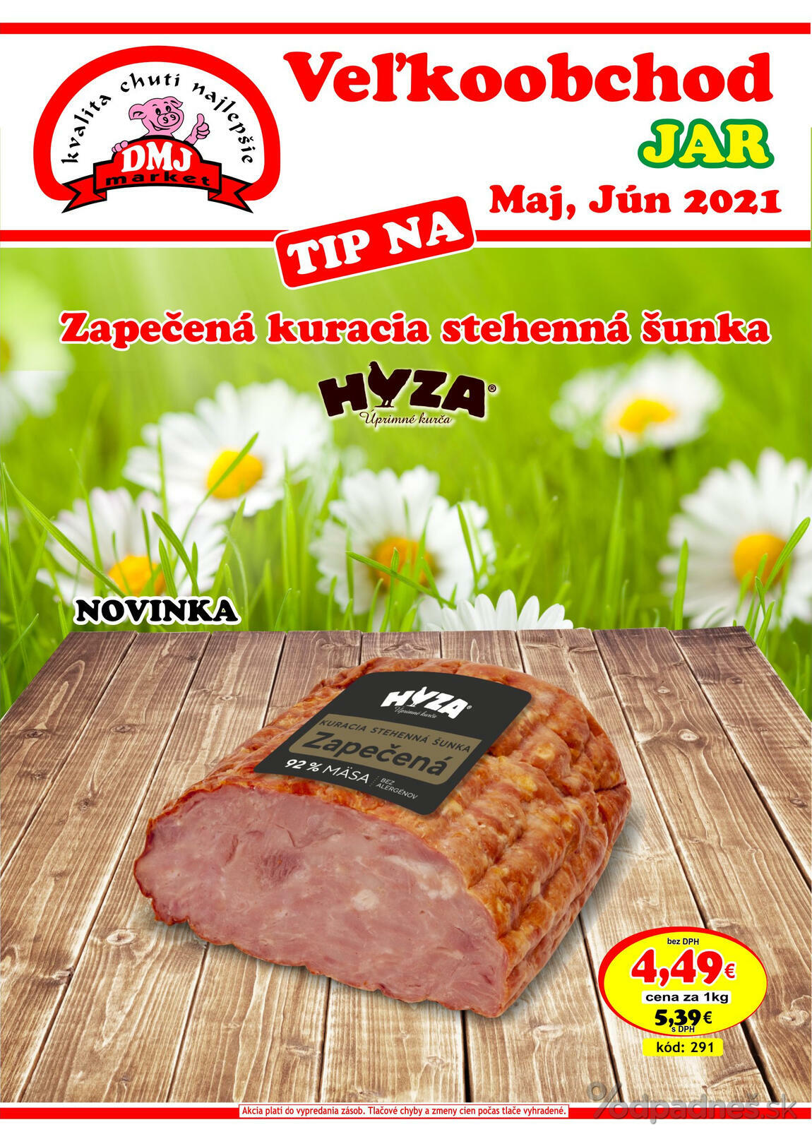 1. stránka DMJ market letáku