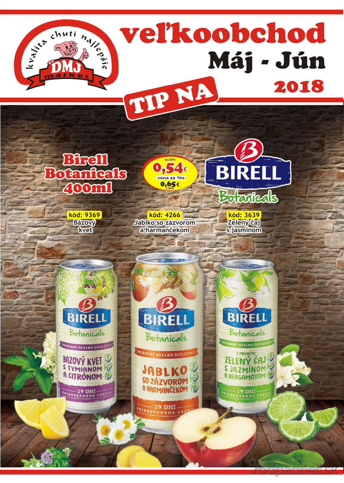 1. stránka DMJ market letáku