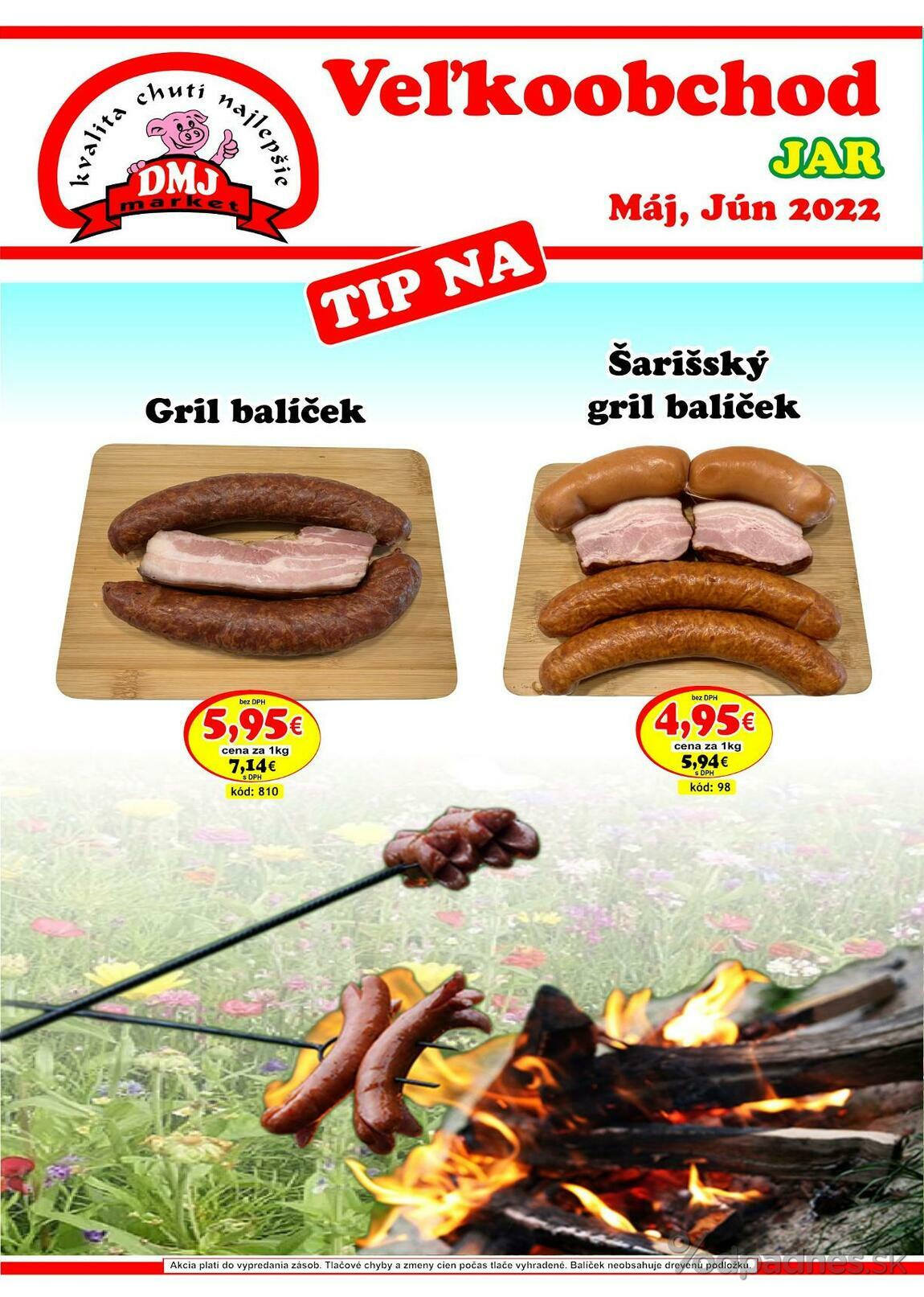 1. stránka DMJ market letáku