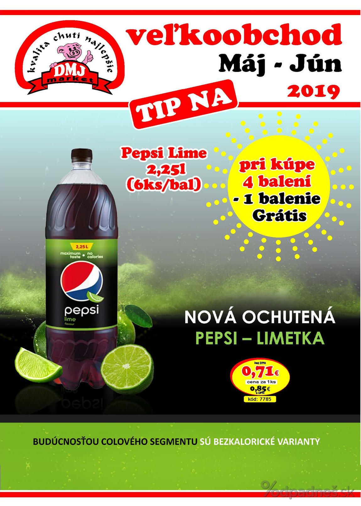 1. stránka DMJ market letáku