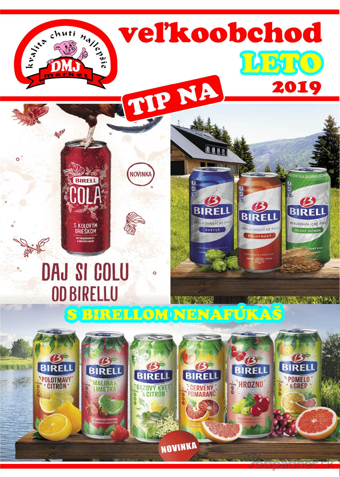1. stránka DMJ market letáku
