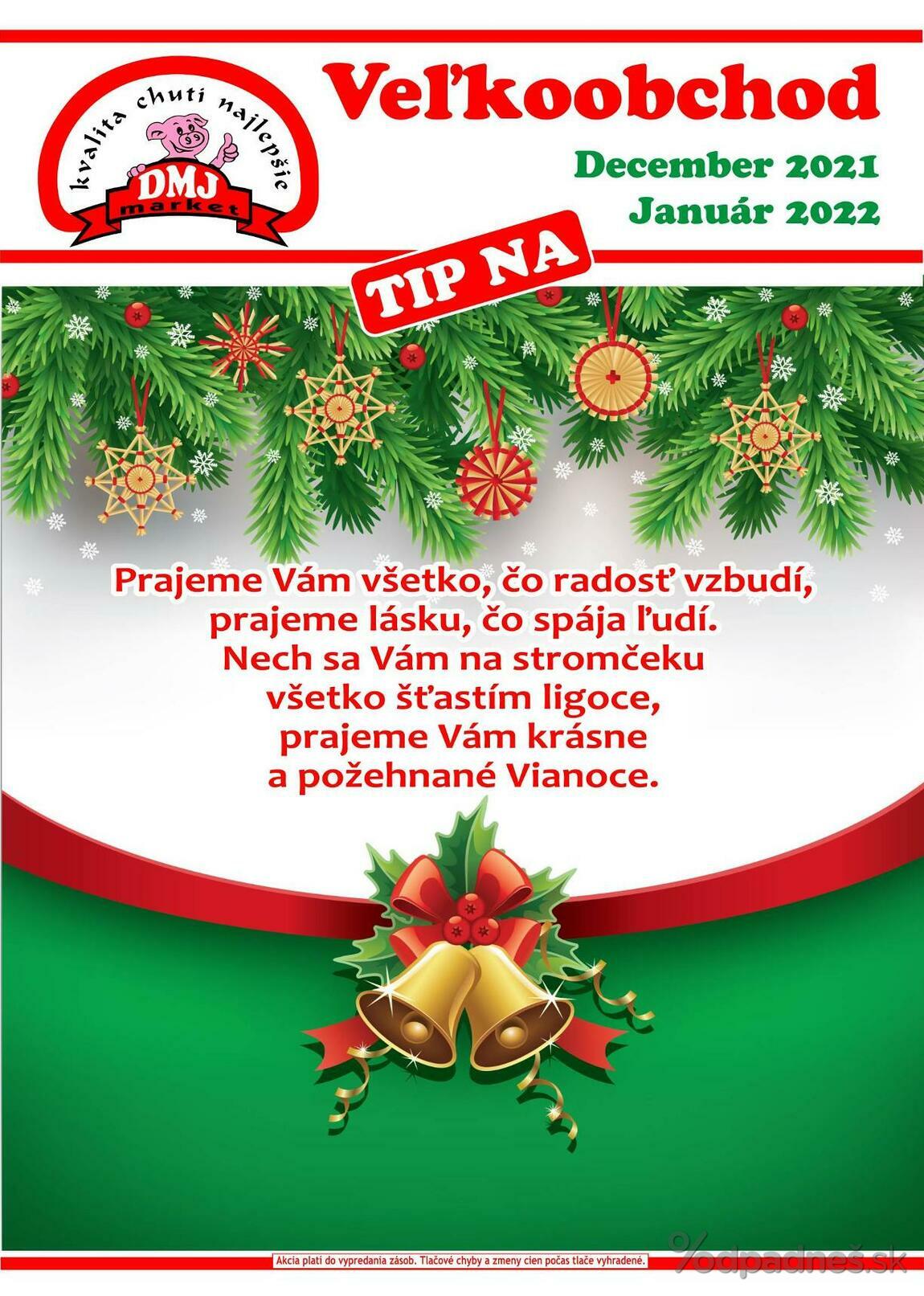 1. stránka DMJ market letáku