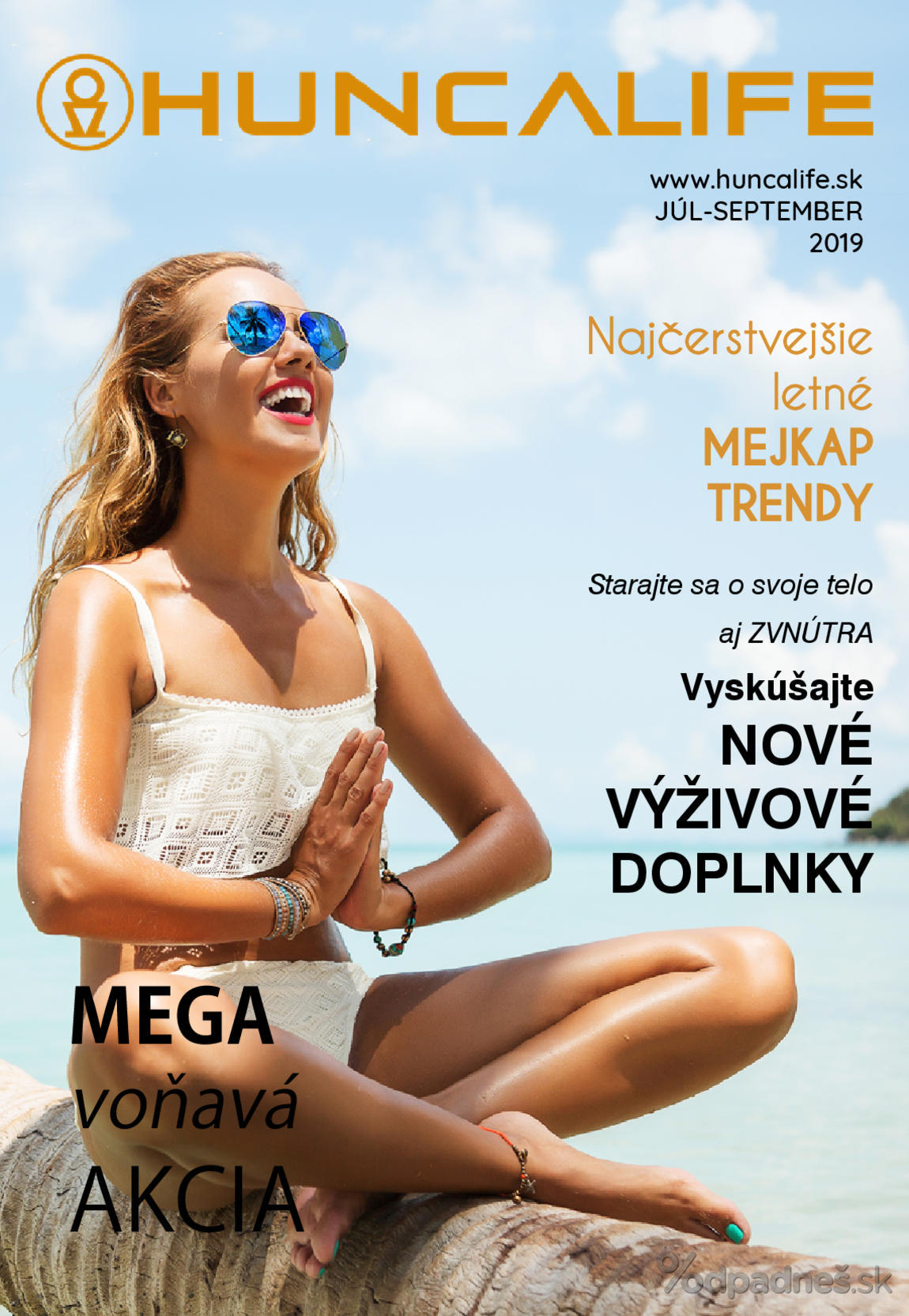 1. stránka Huncalife letáku