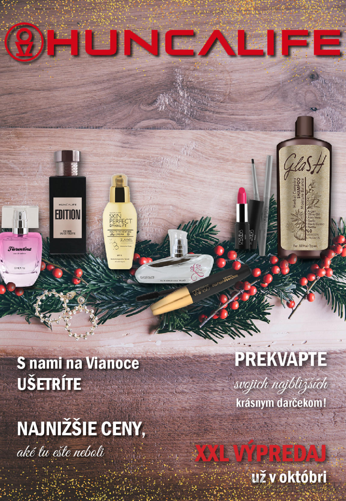 1. stránka Huncalife letáku