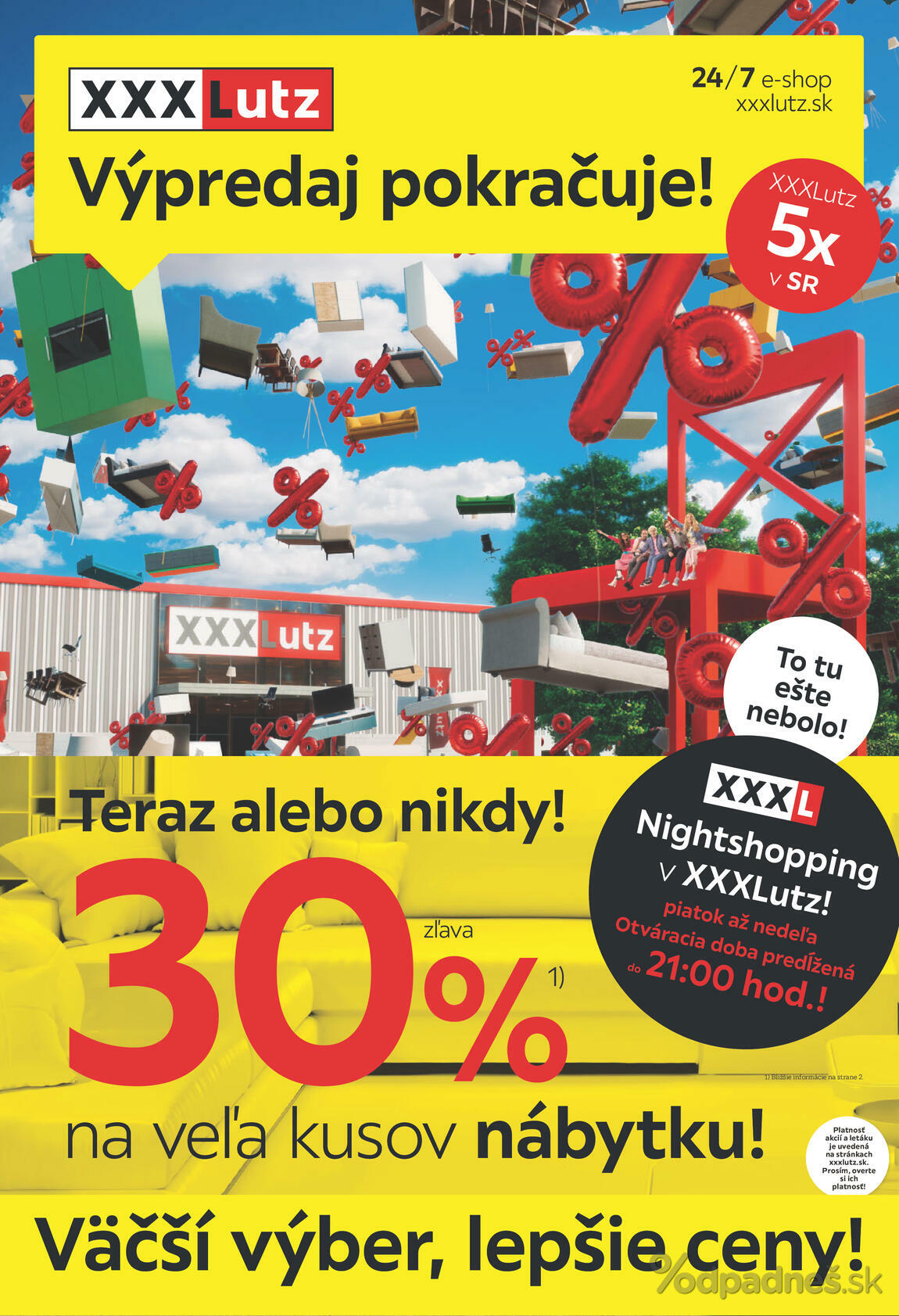 1. stránka XXXLutz letáku